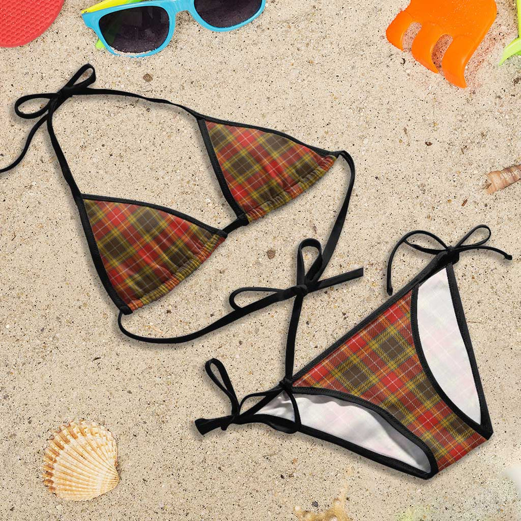 Buchanan Old Set Weathered Tartan Bikini Swimsuit - Tartan Vibes Clothing