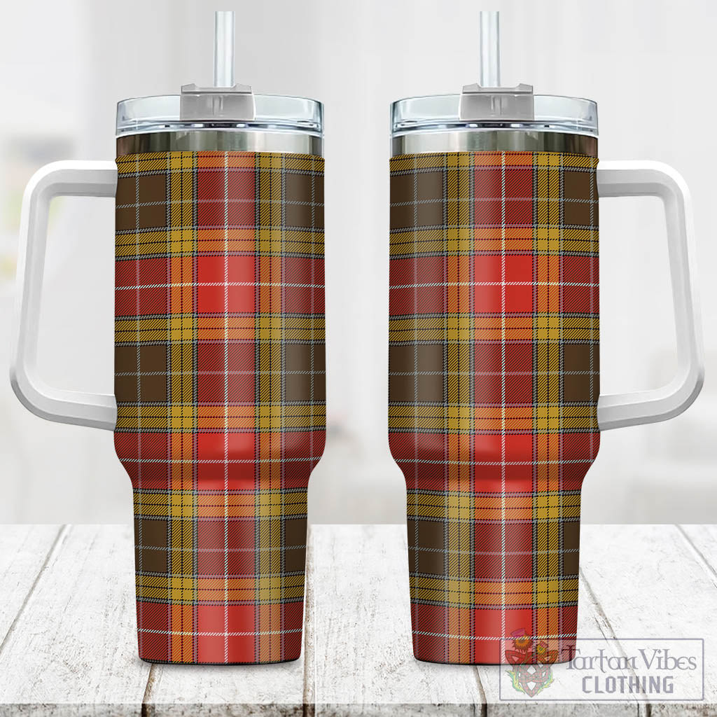 Tartan Vibes Clothing Buchanan Old Set Weathered Tartan Tumbler with Handle