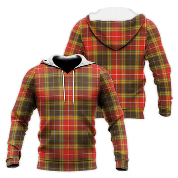 Buchanan Old Set Weathered Tartan Knitted Hoodie