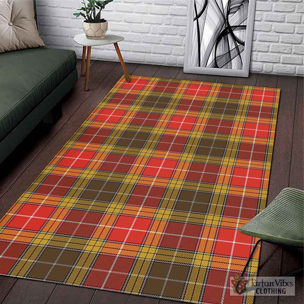 Tartan Vibes Clothing Buchanan Old Set Weathered Tartan Area Rug