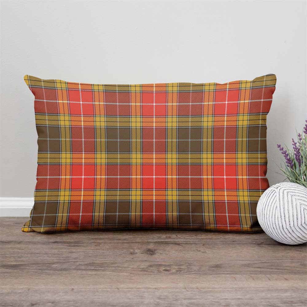 Buchanan Old Set Weathered Tartan Pillow Cover Rectangle Pillow Cover - Tartanvibesclothing