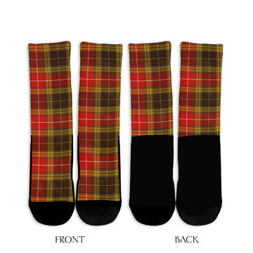 Buchanan Old Set Weathered Tartan Crew Socks