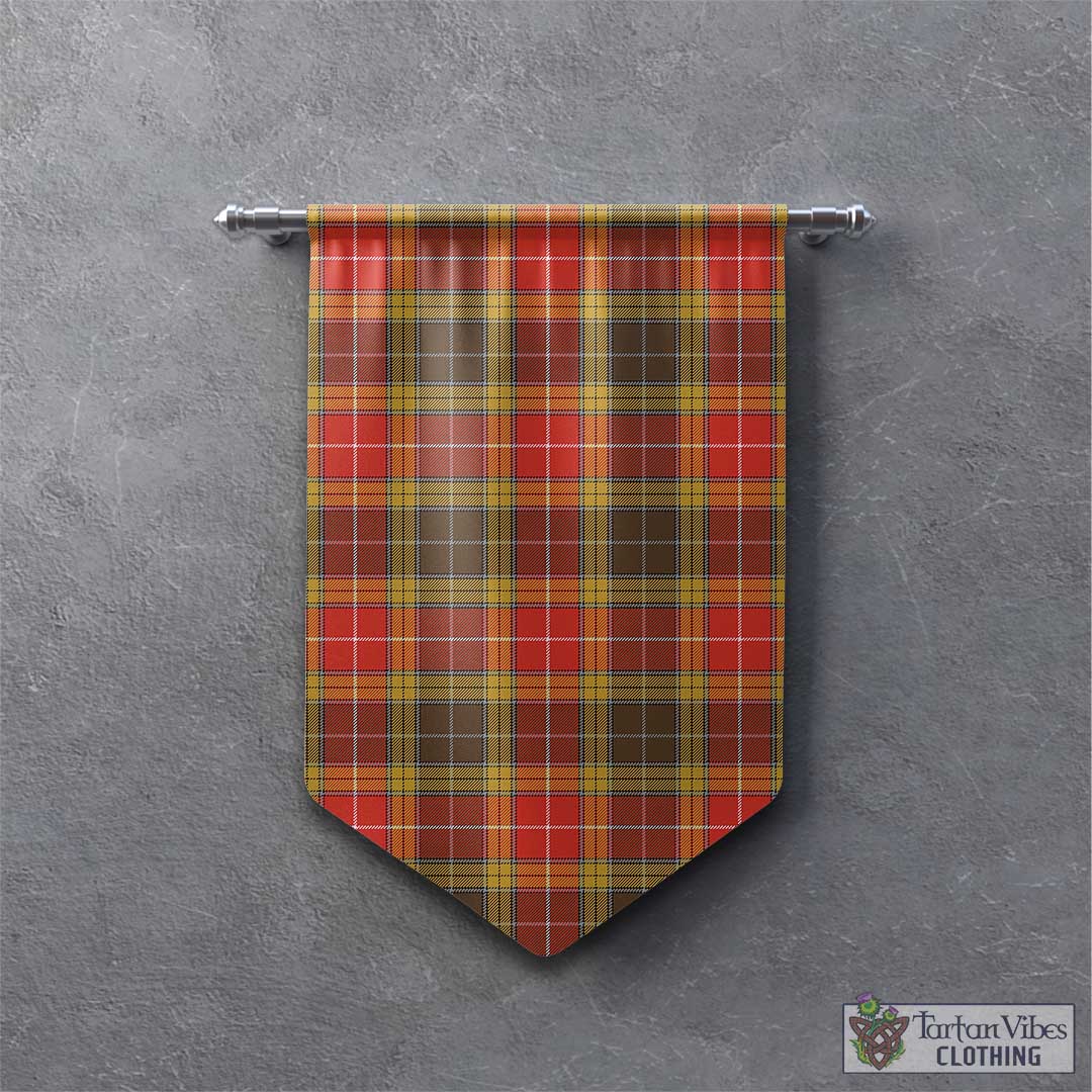 Tartan Vibes Clothing Buchanan Old Set Weathered Tartan Gonfalon, Tartan Banner