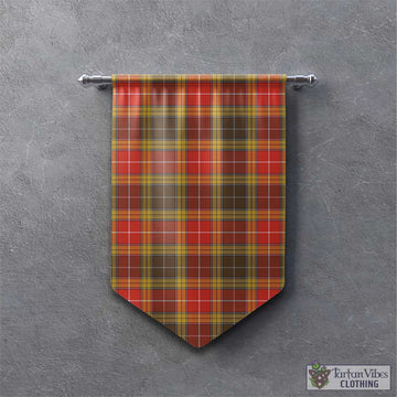 Buchanan Old Set Weathered Tartan Gonfalon, Tartan Banner