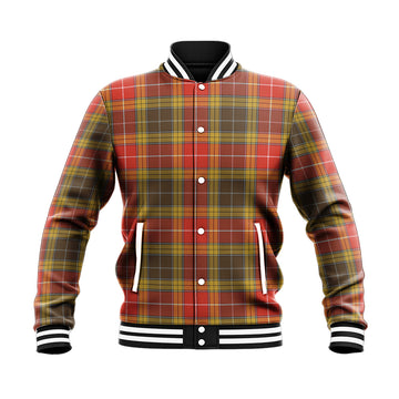 Buchanan Old Set Weathered Tartan Baseball Jacket