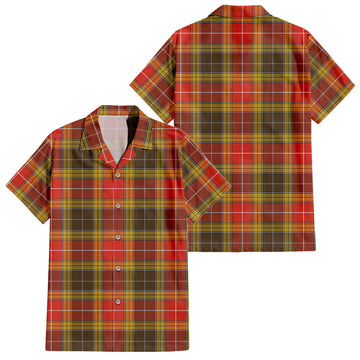 Buchanan Old Set Weathered Tartan Short Sleeve Button Down Shirt