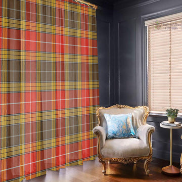 Buchanan Old Set Weathered Tartan Window Curtain