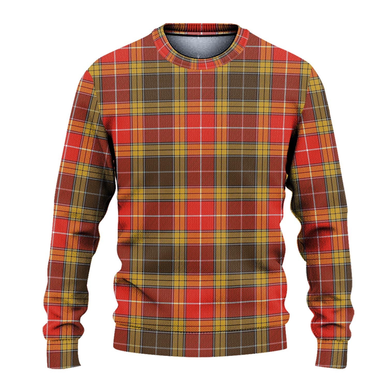 Buchanan Old Set Weathered Tartan Knitted Sweater - Tartanvibesclothing