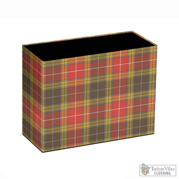 Buchanan Old Set Weathered Tartan Pen Holder