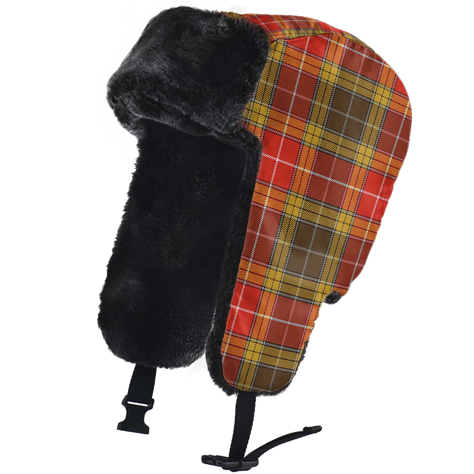 Buchanan Old Set Weathered Tartan Winter Trapper Hat - Tartanvibesclothing