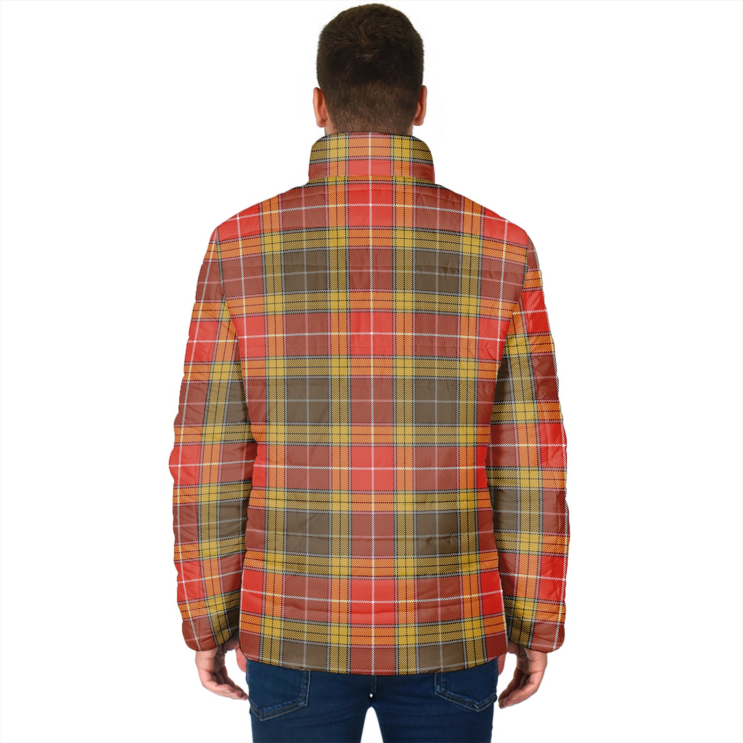 Buchanan Old Set Weathered Tartan Padded Jacket - Tartan Vibes Clothing