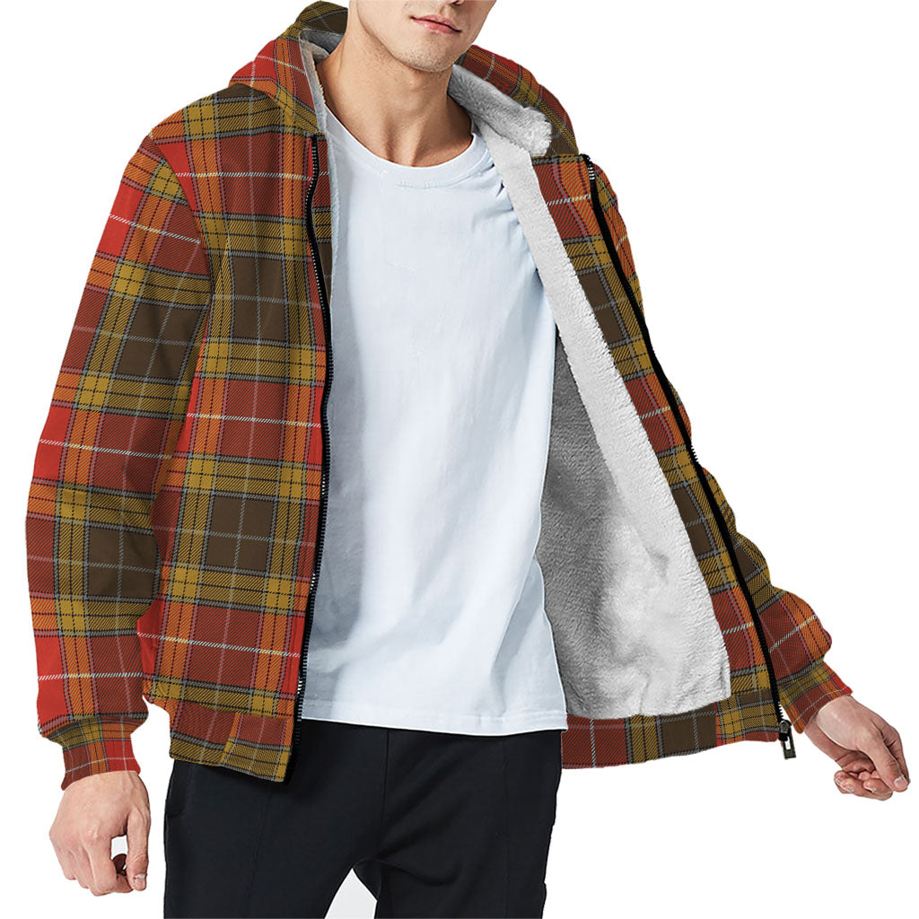 Buchanan Old Set Weathered Tartan Sherpa Hoodie - Tartanvibesclothing