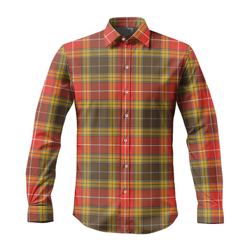 Buchanan Old Set Weathered Tartan Long Sleeve Button Up Shirt