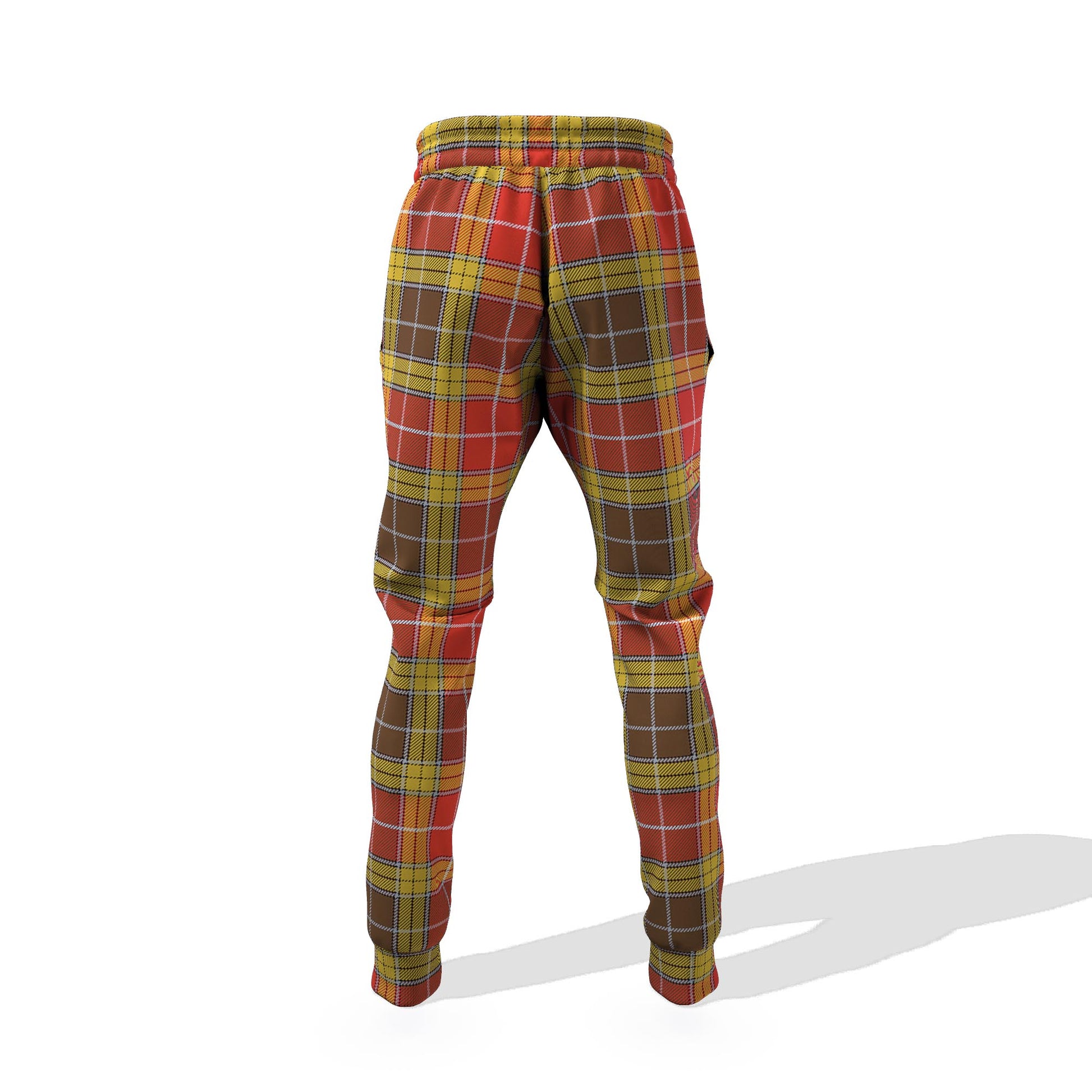 Buchanan Old Set Weathered Tartan Joggers Pants with Family Crest 6XL - Tartan Vibes Clothing