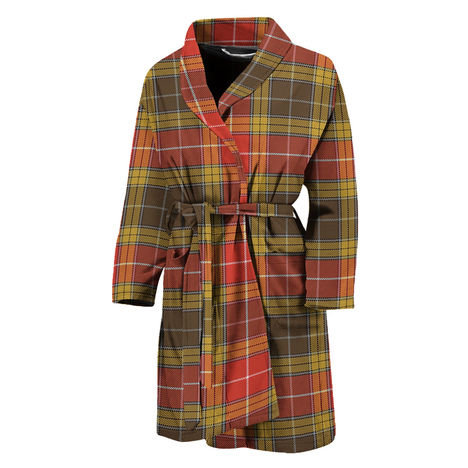 Buchanan Old Set Weathered Tartan Bathrobe - Tartan Vibes Clothing