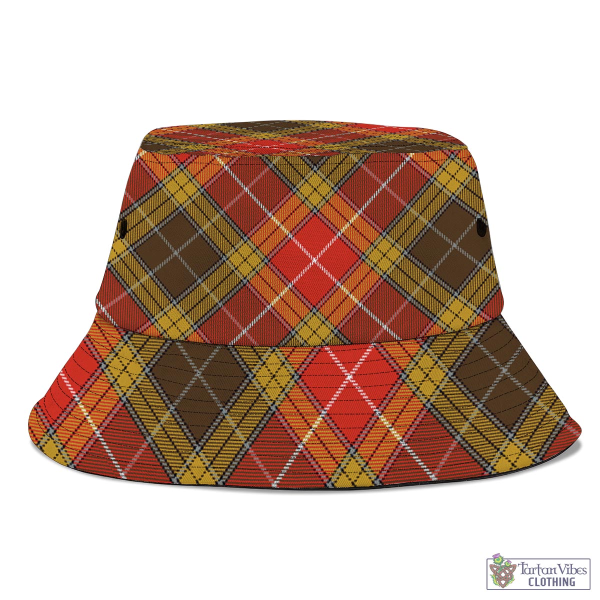 Tartan Vibes Clothing Buchanan Old Set Weathered Tartan Bucket Hat