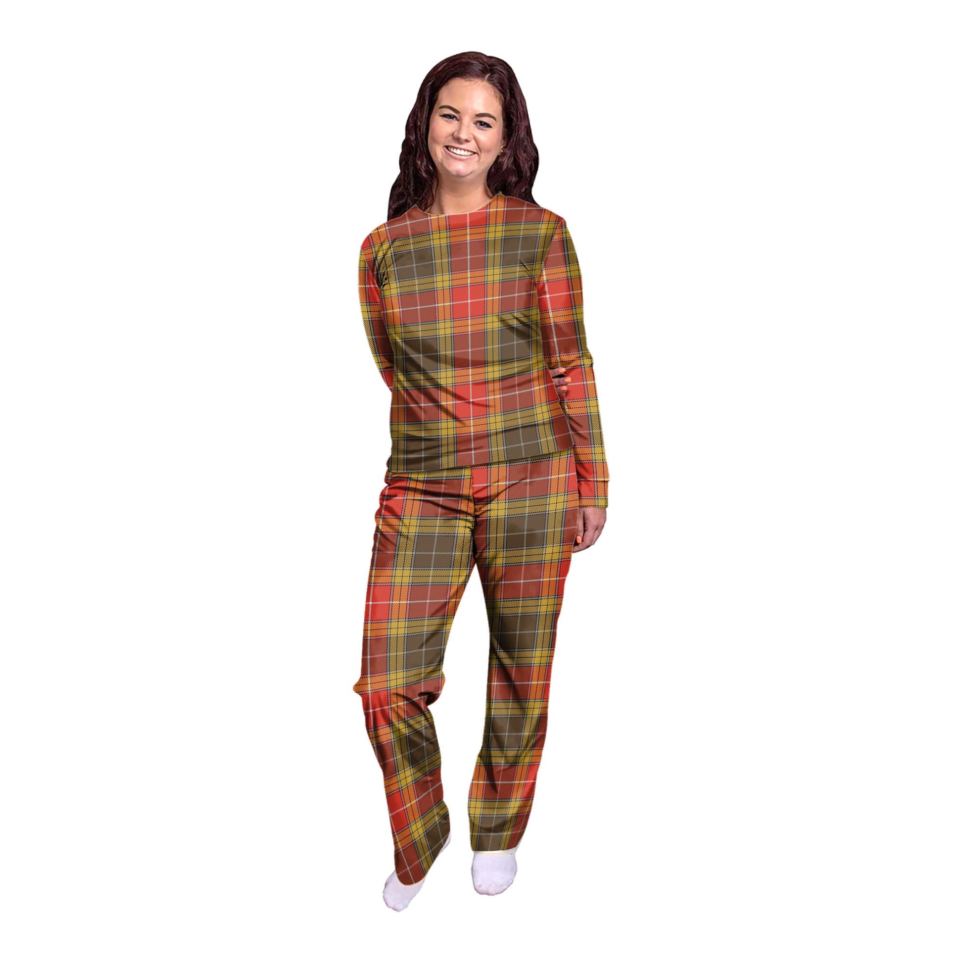 Buchanan Old Set Weathered Tartan Pajamas Family Set - Tartan Vibes Clothing