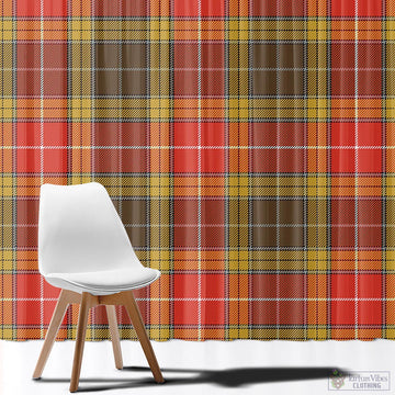 Buchanan Old Set Weathered Tartan Window Curtain