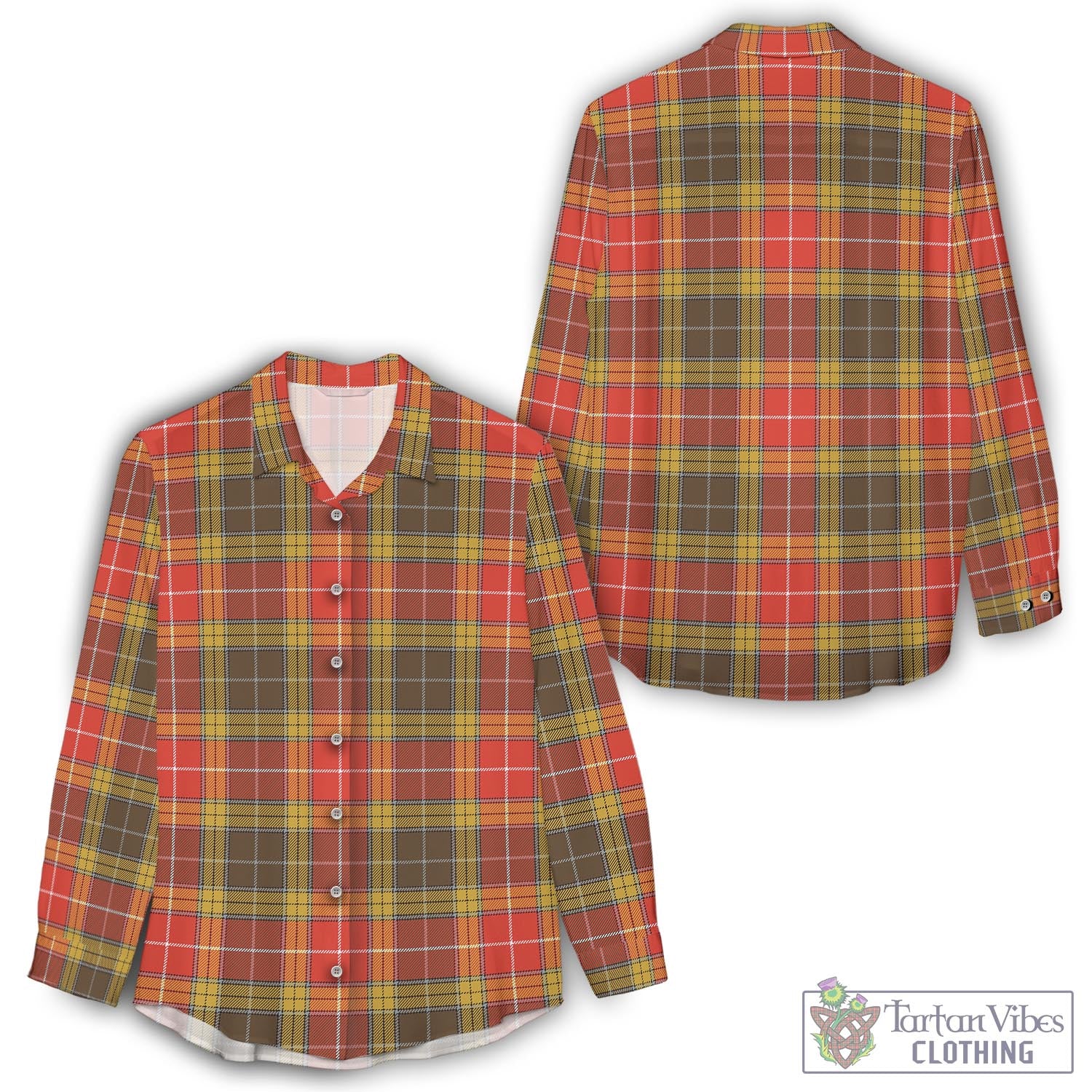 Buchanan Old Set Weathered Tartan Womens Casual Shirt