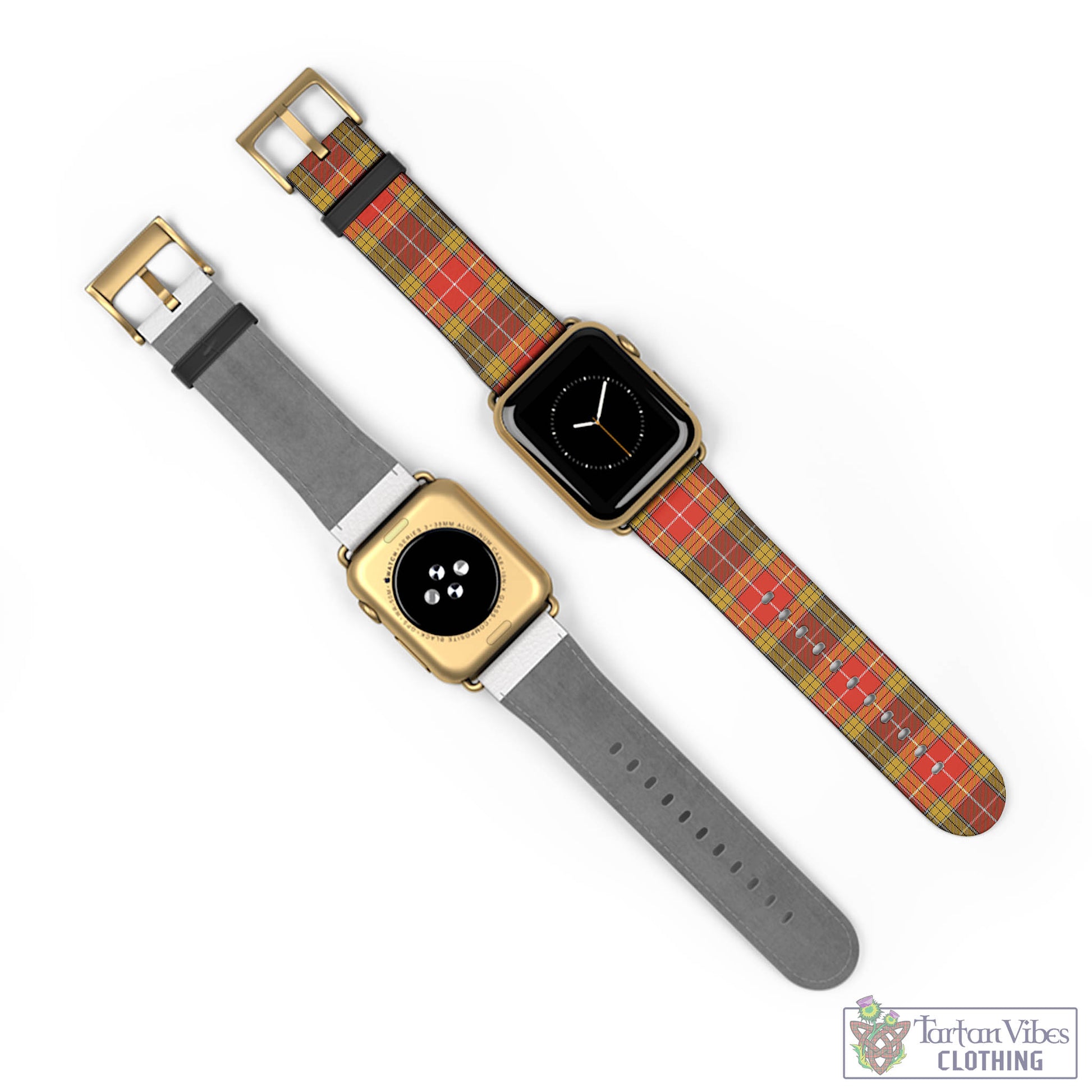 Tartan Vibes Clothing Buchanan Old Set Weathered Tartan Watch Band