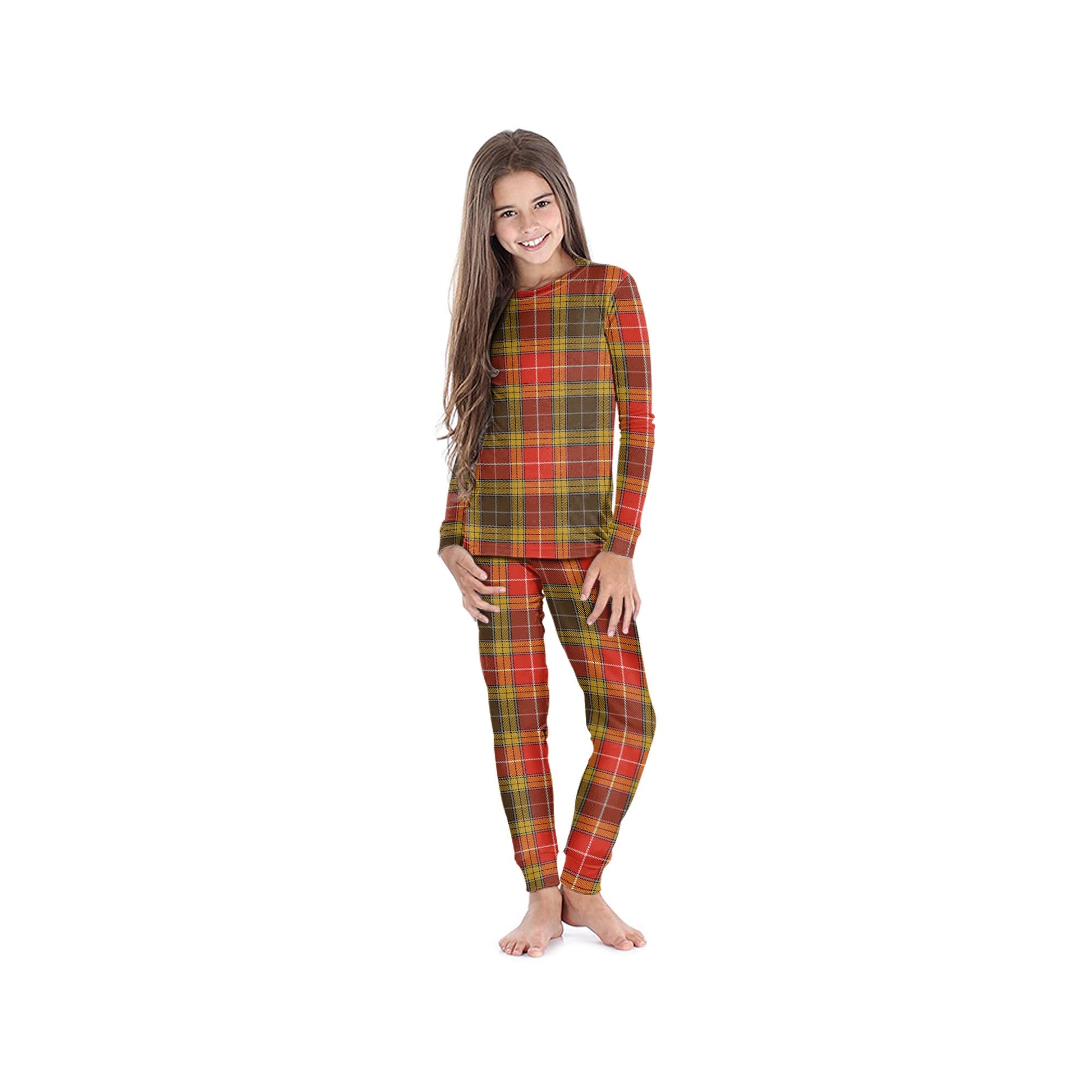 Buchanan Old Set Weathered Tartan Pajamas Family Set - Tartan Vibes Clothing