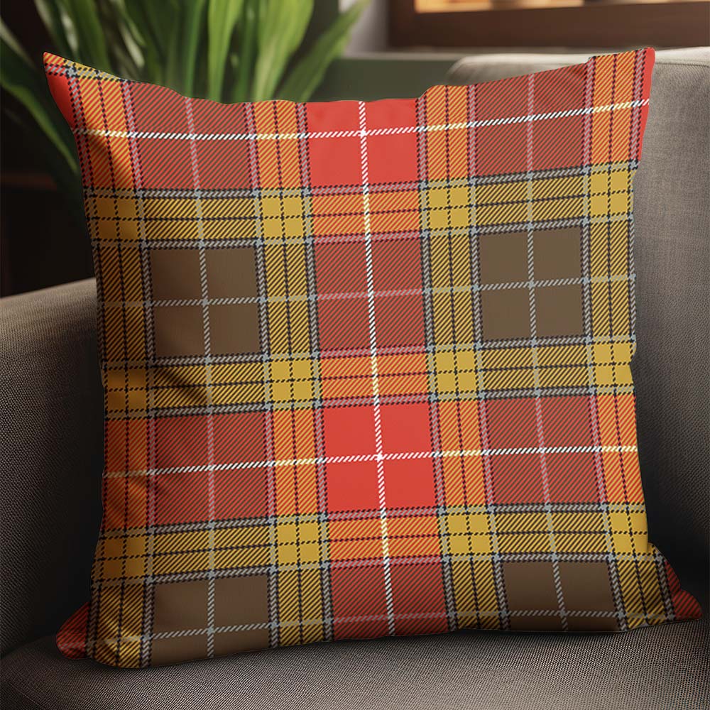 Buchanan Old Set Weathered Tartan Pillow Cover - Tartanvibesclothing