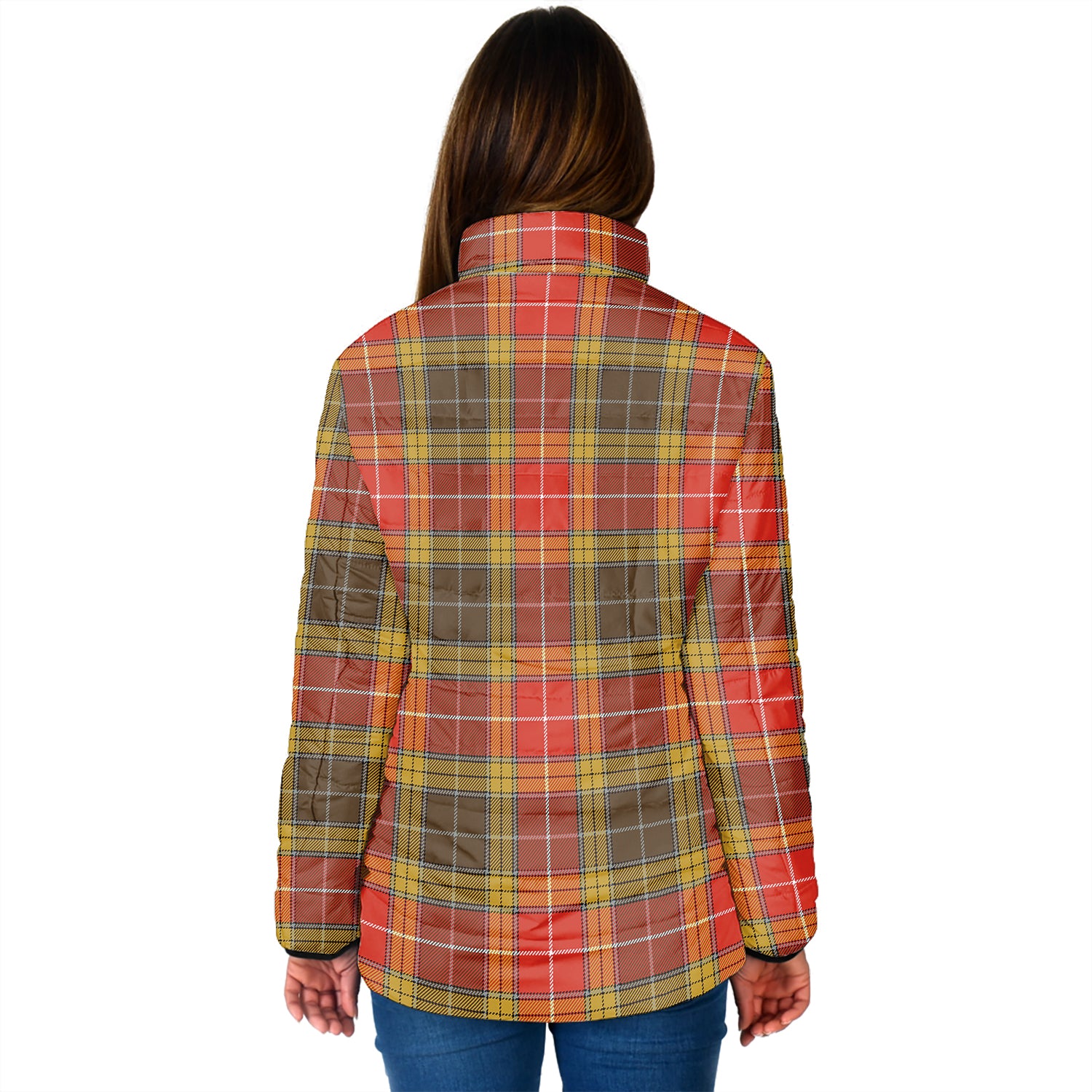 Buchanan Old Set Weathered Tartan Padded Jacket - Tartan Vibes Clothing