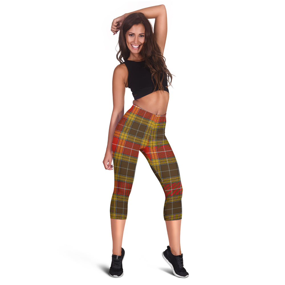 Buchanan Old Set Weathered Tartan Womens Leggings - Tartanvibesclothing