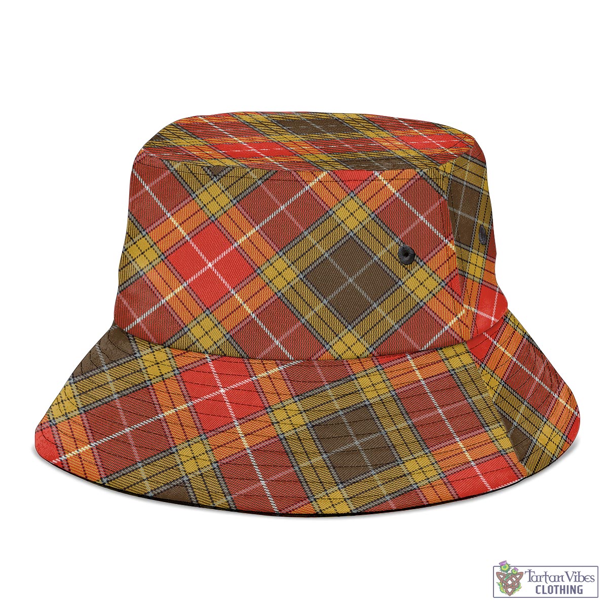 Tartan Vibes Clothing Buchanan Old Set Weathered Tartan Bucket Hat