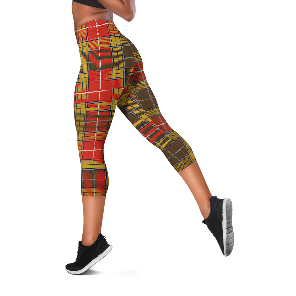 Buchanan Old Set Weathered Tartan Womens Leggings - Tartanvibesclothing