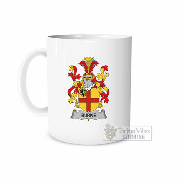 Burke Irish Clan Coat of Arms Ceramic Mug