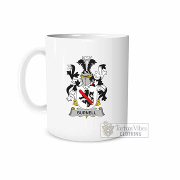 Burnell Irish Clan Coat of Arms Ceramic Mug