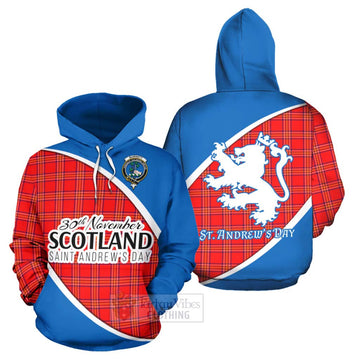 Burnett Family Crest Tartan Hoodie Celebrate Saint Andrew's Day in Style