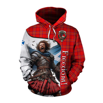 Burnett Crest Tartan Cotton Hoodie Inspired by the Freedom of Scottish Warrior