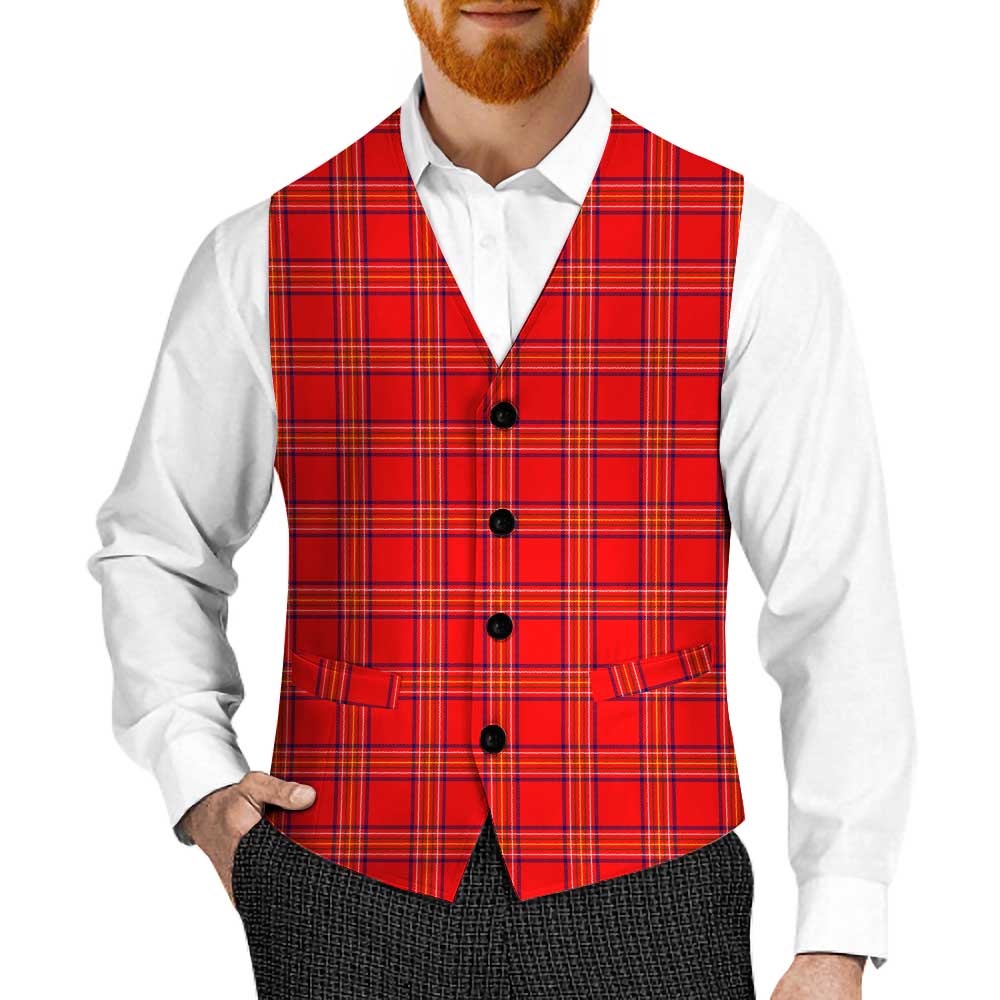 Tartan Vibes Clothing Burnett Tartan Men's Sleeveless Suit Vest