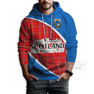 Burnett Family Crest Tartan Hoodie Celebrate Saint Andrew's Day in Style