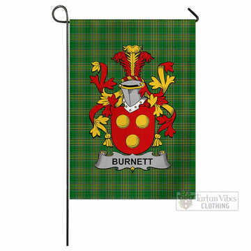 Burnett Irish Clan Flag with Coat of Arms