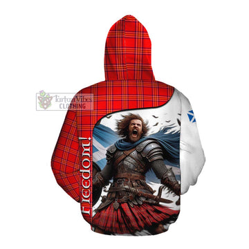 Burnett Crest Tartan Cotton Hoodie Inspired by the Freedom of Scottish Warrior