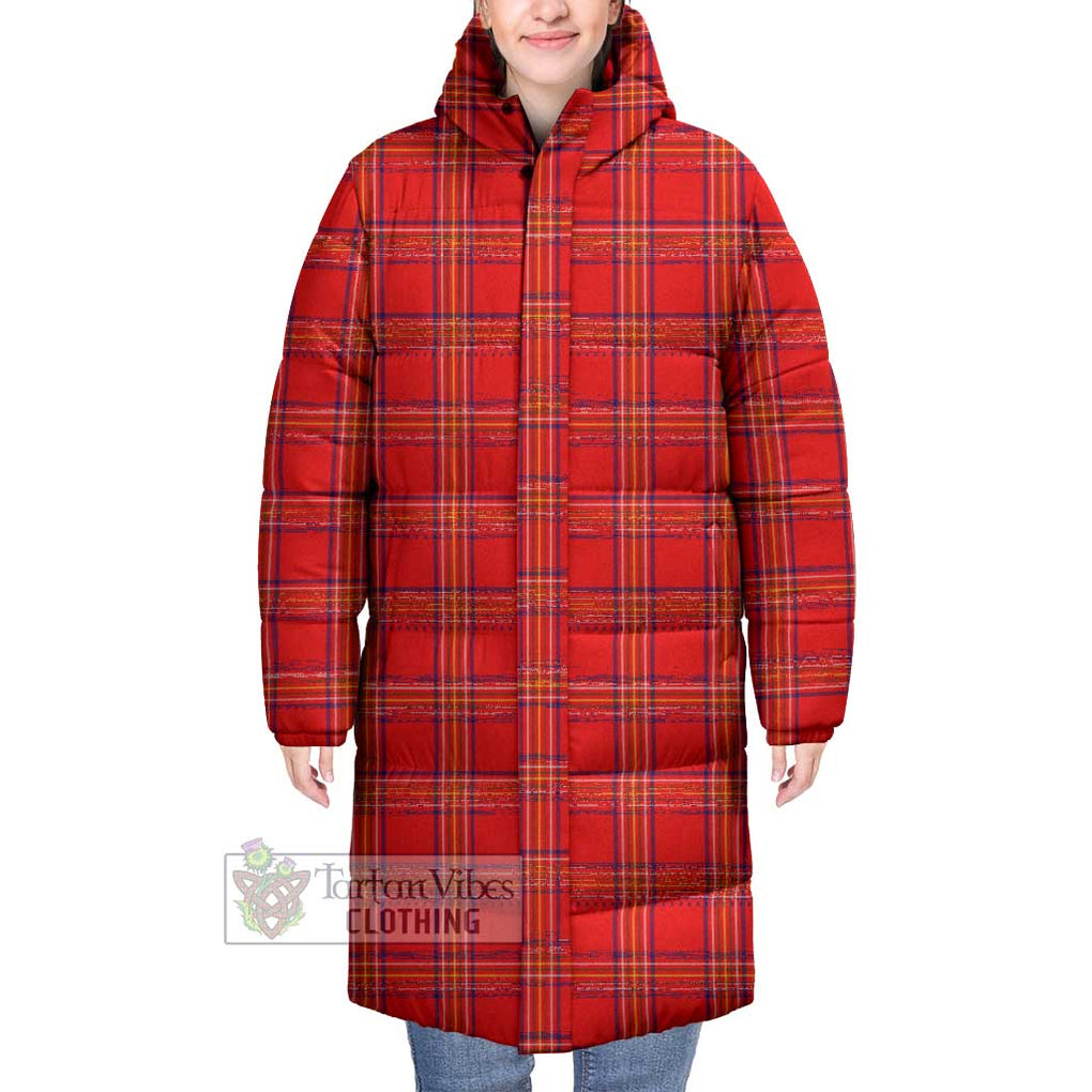 Tartan Vibes Clothing Burnett Tartan Long Down Jacket