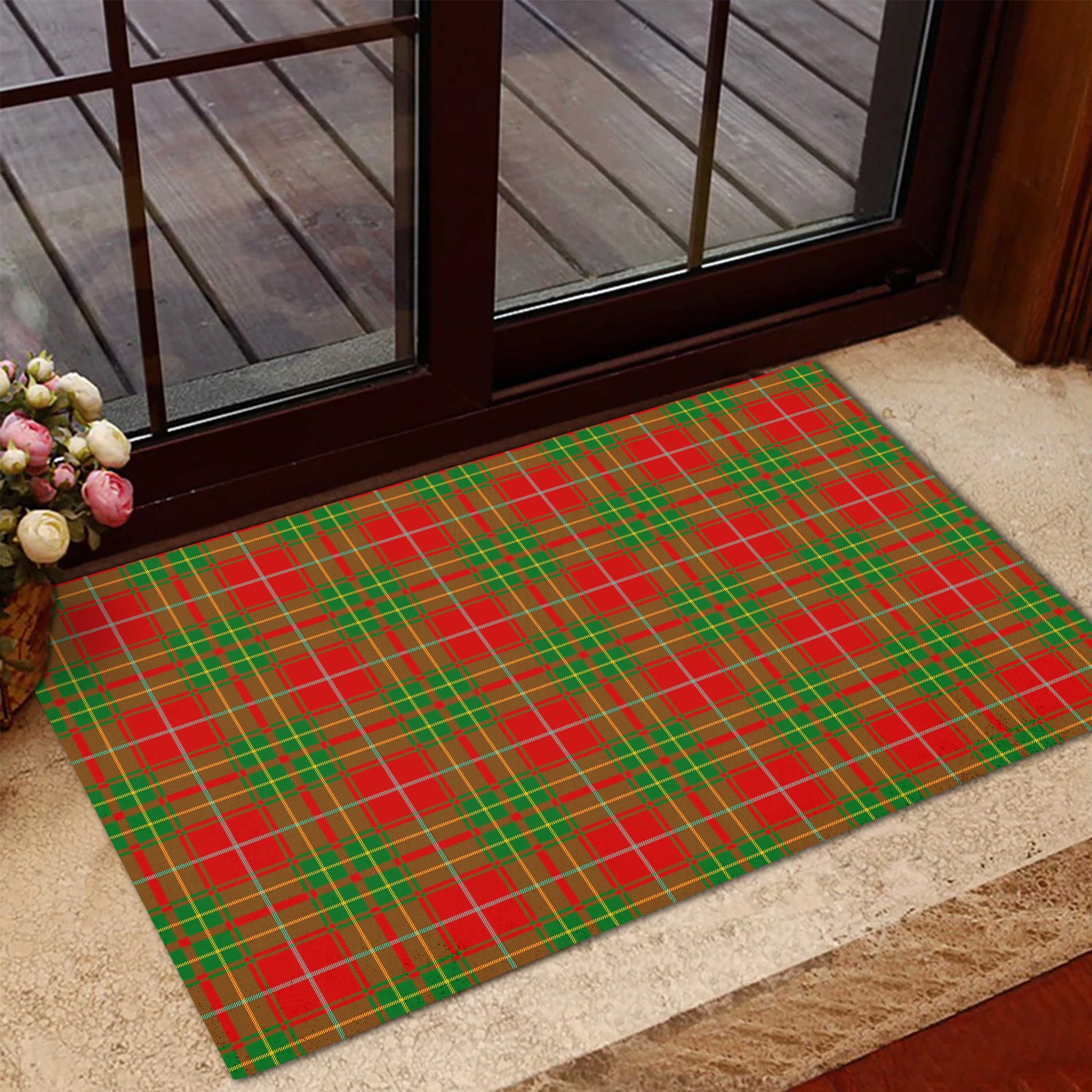 Burnett Ancient Tartan Door Mat - Tartanvibesclothing