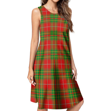 Burnett Tartan Womens Casual Dresses