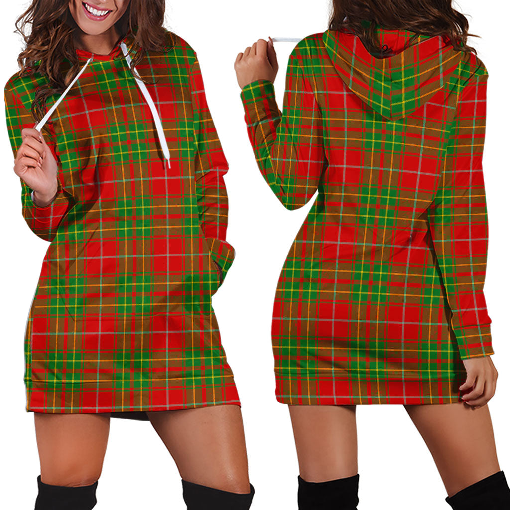 Burnett Ancient Tartan Hoodie Dress - Tartanvibesclothing