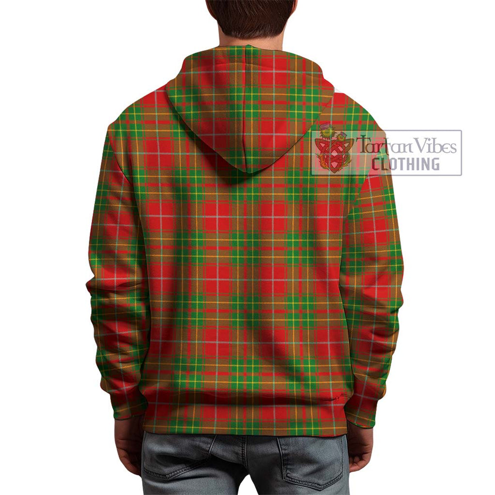 Burnett Tartan Hoodie with Family Crest DNA In Me Style - Tartanvibesclothing Shop