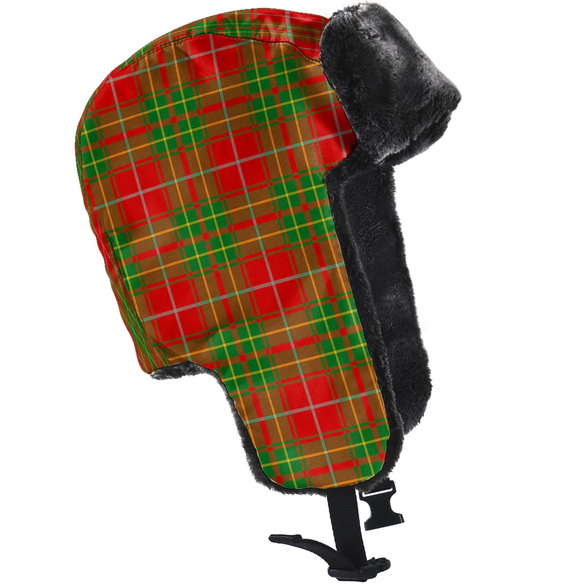 Burnett Ancient Tartan Winter Trapper Hat - Tartanvibesclothing