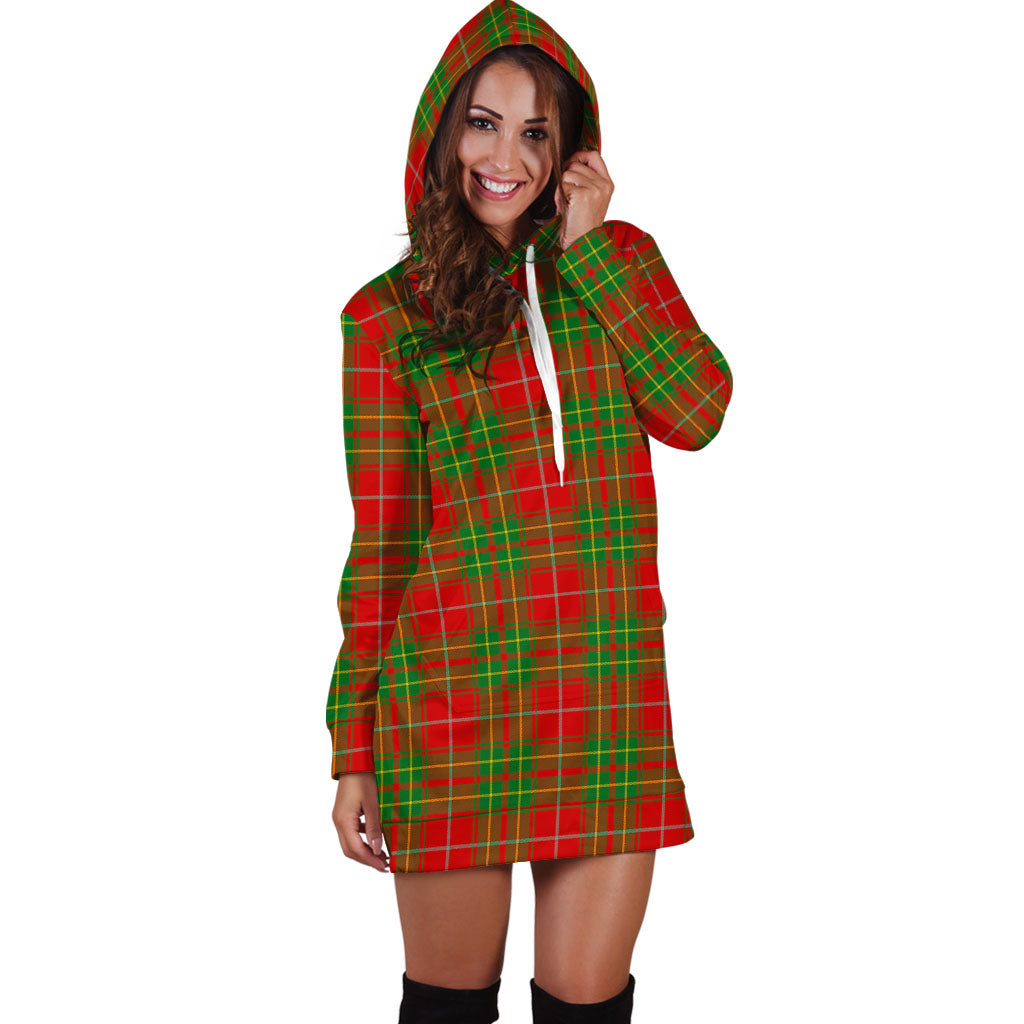 Burnett Ancient Tartan Hoodie Dress - Tartanvibesclothing