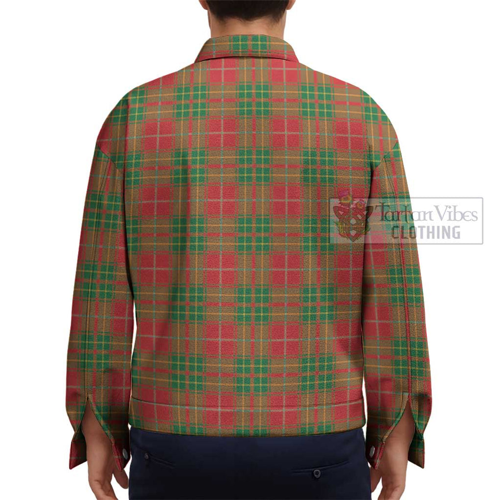 Burnett Tartan Unisex Lapel Cotton Jacket - Tartan Vibes Clothing