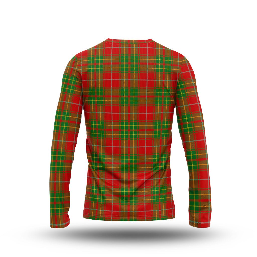 Burnett Ancient Tartan Long Sleeve T-Shirt with Family Crest