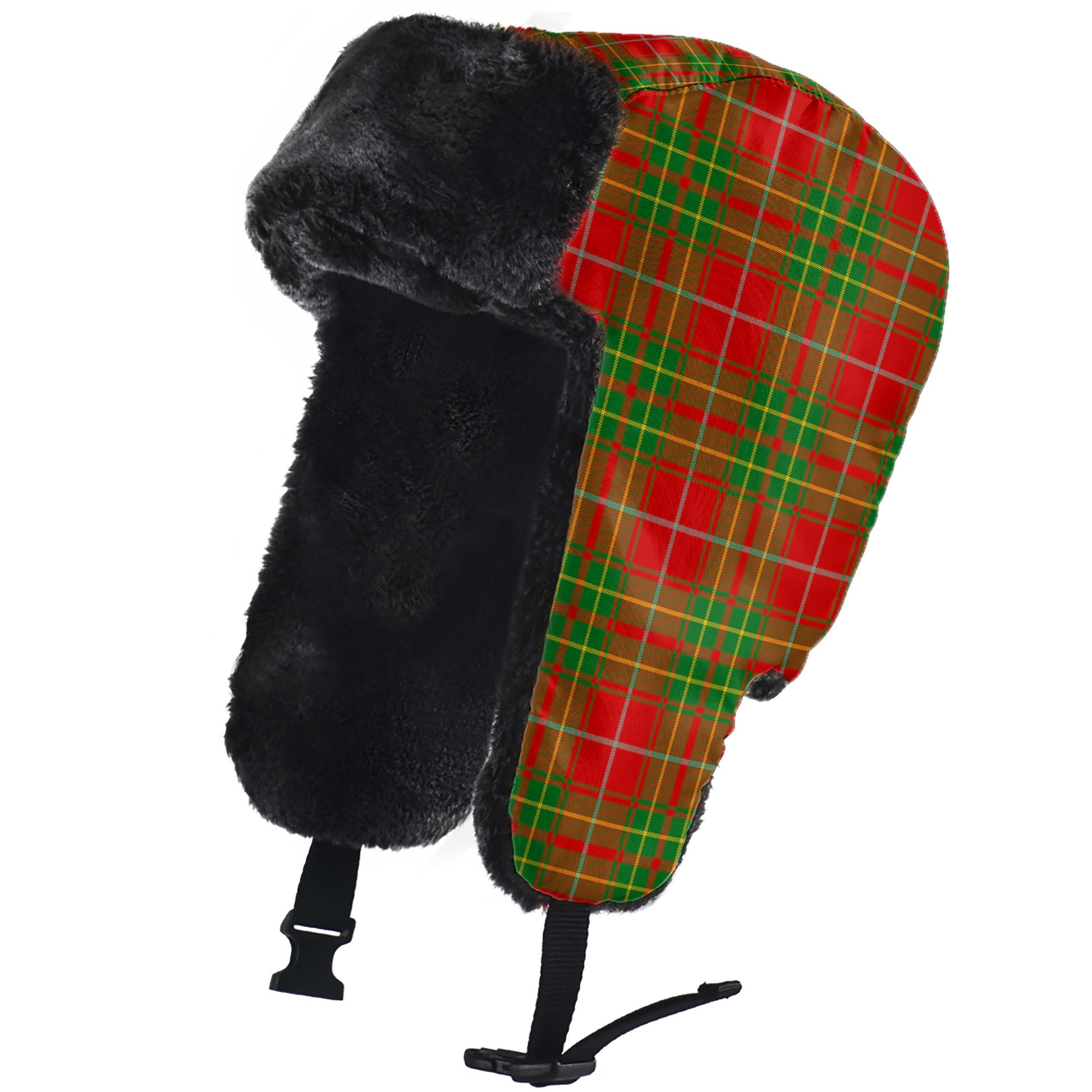 Burnett Ancient Tartan Winter Trapper Hat - Tartanvibesclothing