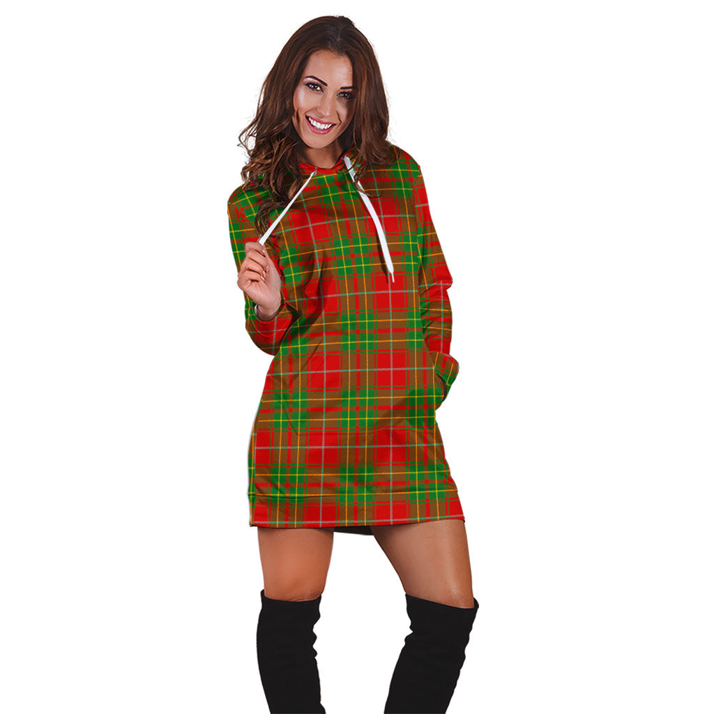 Burnett Ancient Tartan Hoodie Dress - Tartanvibesclothing