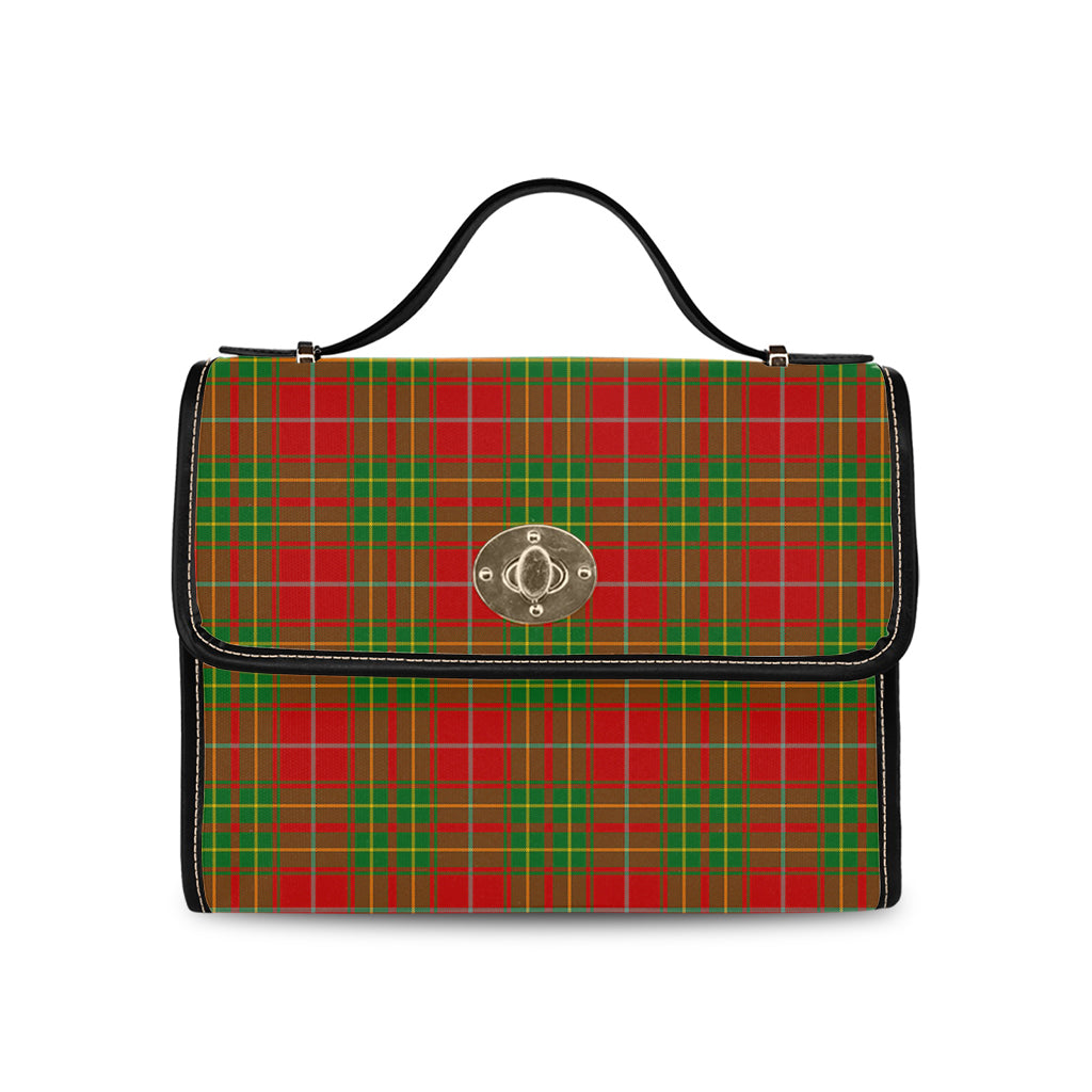 Burnett Ancient Tartan Leather Strap Waterproof Canvas Bag